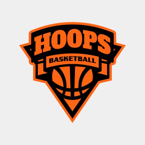 Hoops Basketball logo template 02 Thumbnail