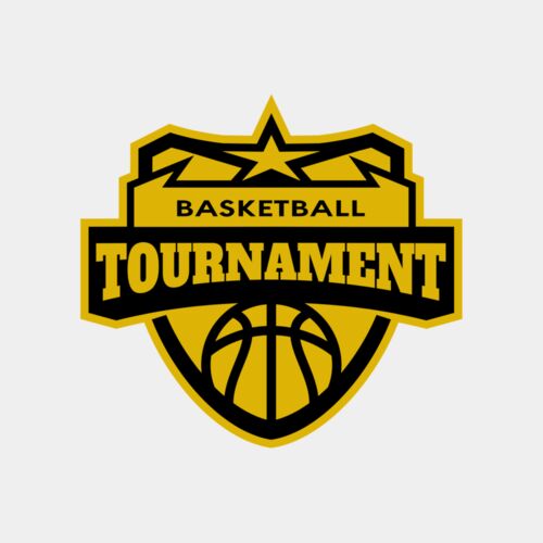 Tournament Basketball logo template 02 Thumbnail