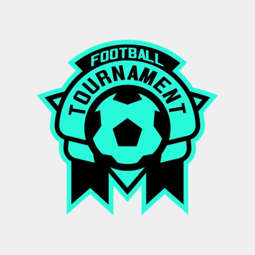 Tournament Football logo template Thumbnail