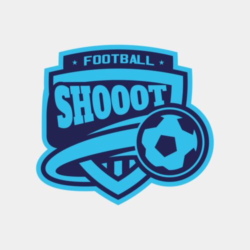 Shoot Football logo template Thumbnail