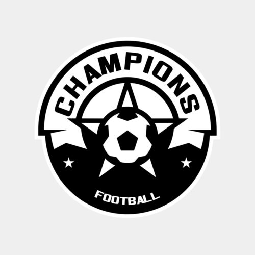Champions Football logo template Thumbnail