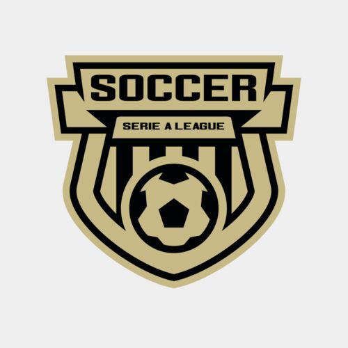 Serie a league soccer logo template Thumbnail
