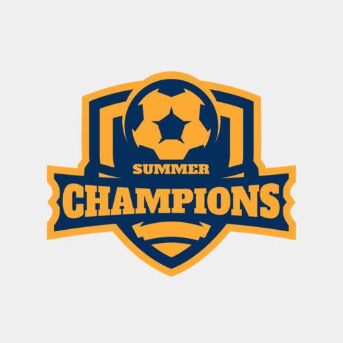 Champions Summer Soccer logo template Thumbnail