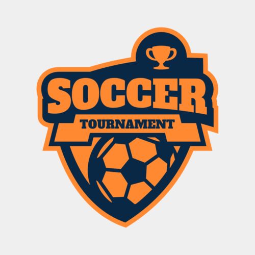 Soccer Tournament league logo template Thumbnail