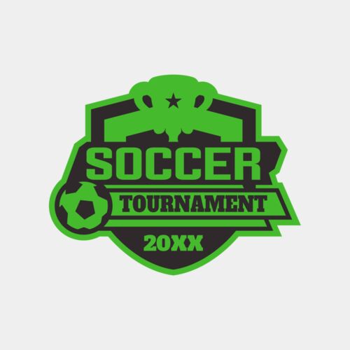 Soccer Tournament logo template 02 Thumbnail