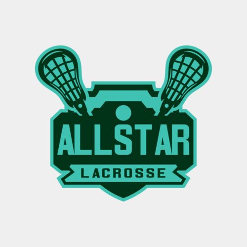 All stars Lacrosse Logo Template Thumbnail