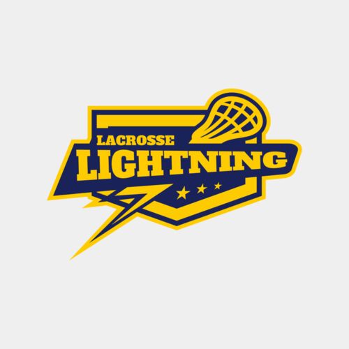 Lightning Lacrosse Logo Template Thumbnail