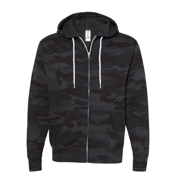 Independent Unisex Lightweight Full-Zip Hooded Sweatshirt Thumbnail