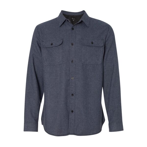 Burnside Long Sleeve Solid Flannel Shirt Thumbnail