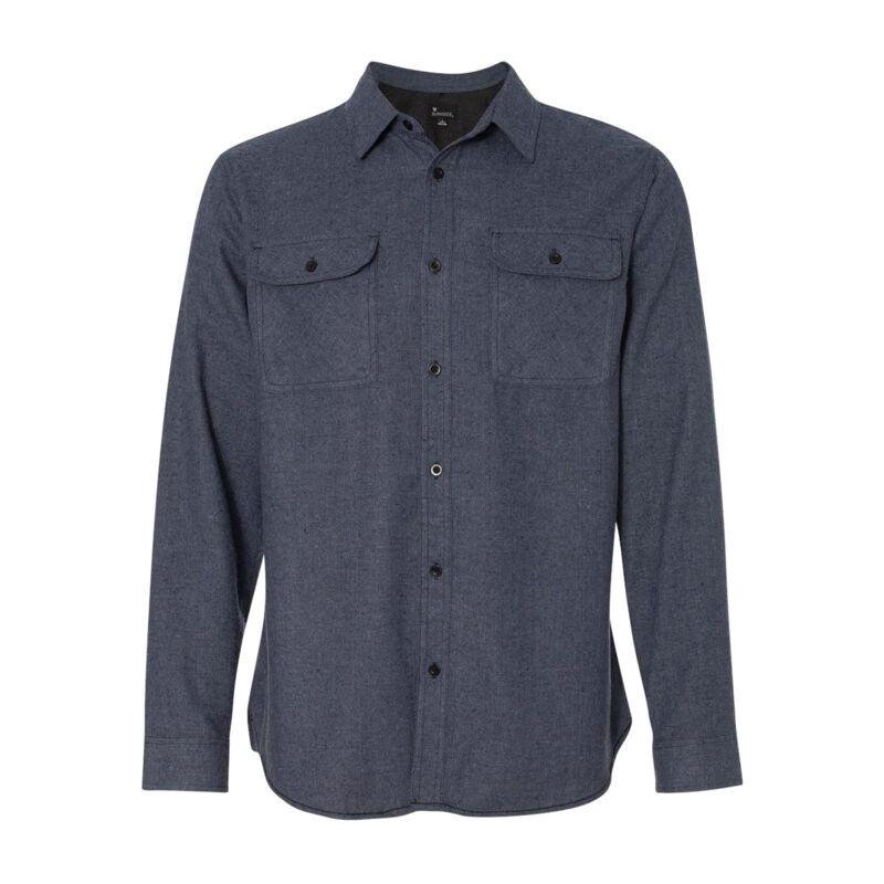 Burnside Long Sleeve Solid Flannel Shirt Thumbnail