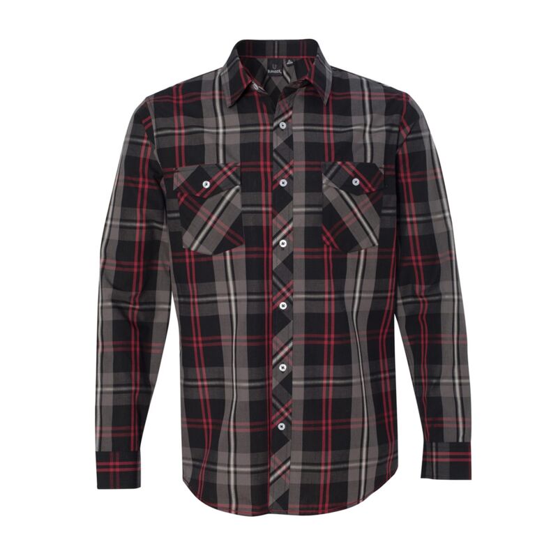 Burnside Long Sleeve Plaid Shirt Thumbnail