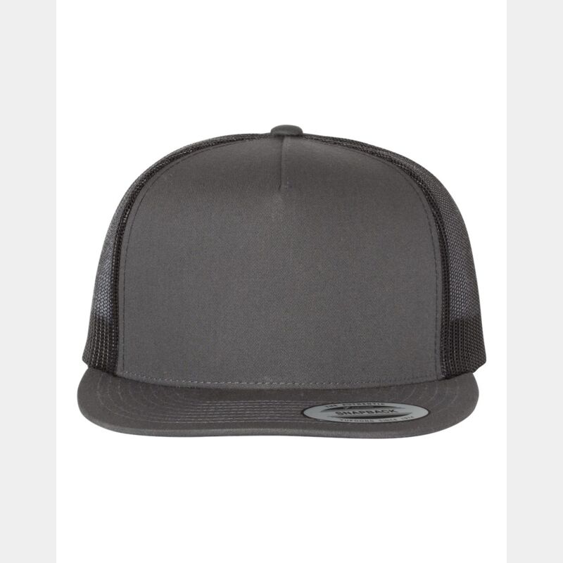 Classics™️ Flat Bill Classic Five Panel Trucker Cap Thumbnail
