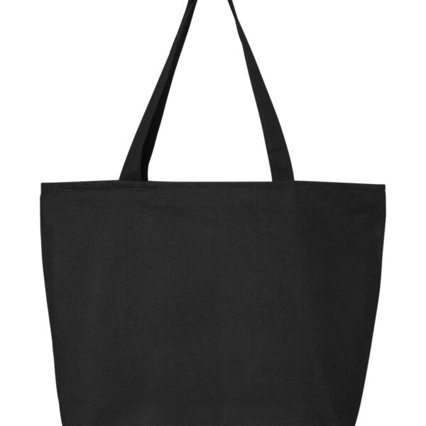 25L Heavy Cotton Canvas Zippered Tote Thumbnail