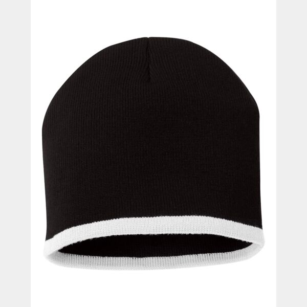Sportsman - 8" Bottom-Striped Knit Beanie Thumbnail