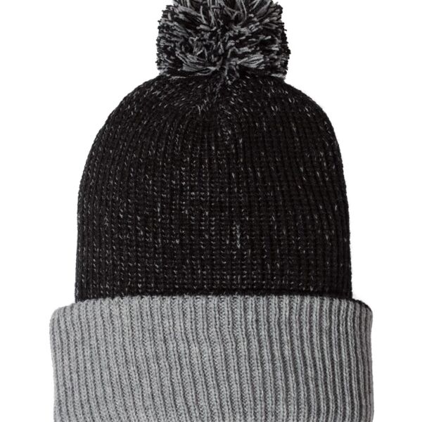 Sportsman - 12" Knit Speckled Pom-Pom Toque Thumbnail