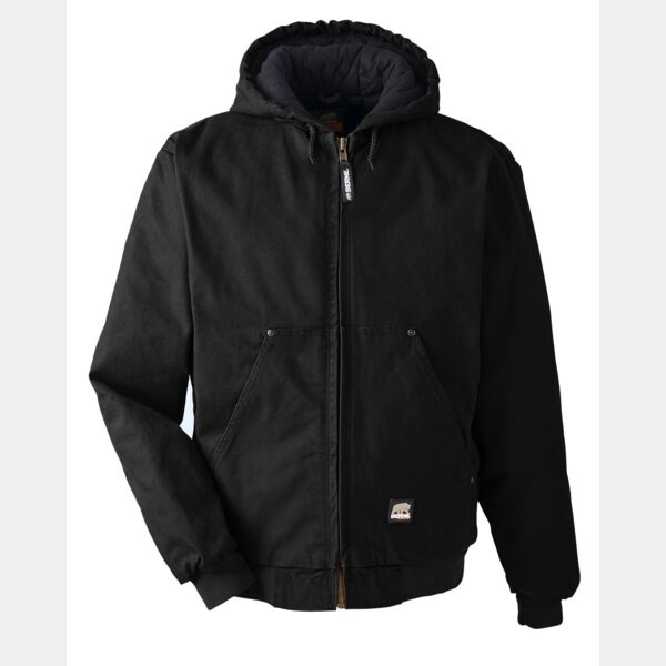 Berne Men's Highland Washed Cotton Duck Hooded Jacket Thumbnail