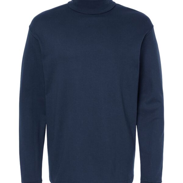 🍁 King Fashion Jersey Interlock Mockneck Long Sleeve Tee Thumbnail