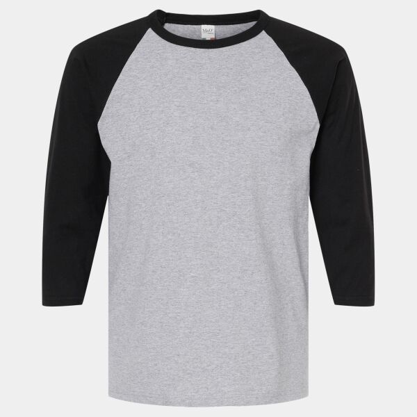Raglan Three-Quarter Sleeve Baseball T-Shirt Thumbnail