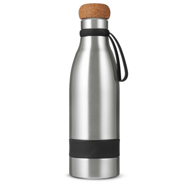 19 OZ. DOUBLE WALL VACUUM BOTTLE WITH CORK LID Thumbnail