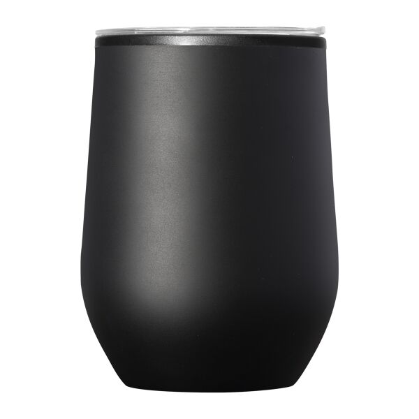12 OZ. BUDGET STEMLESS WINE TUMBLER WITH LID Thumbnail