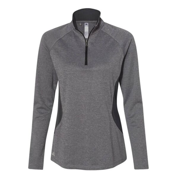 Adidas Women's Lightweight Two Tone Quarter-Zip Pullover Thumbnail