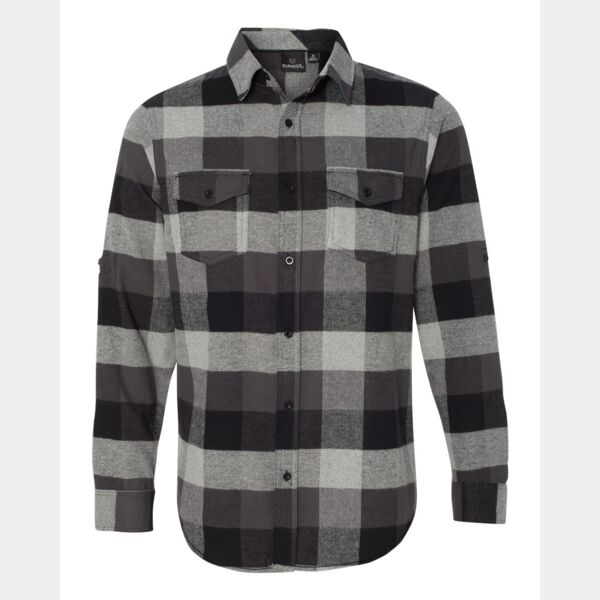 Burnside Yarn-Dyed Long Sleeve Flannel Shirt Thumbnail