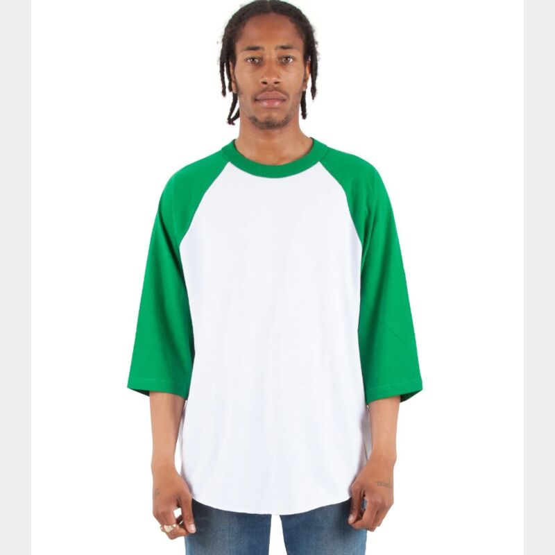 Shaka Wear 6.0 OZ Raglan 3/4 tee Thumbnail