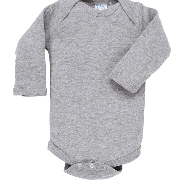Infant Long Sleeve Baby Rib Bodysuit Thumbnail