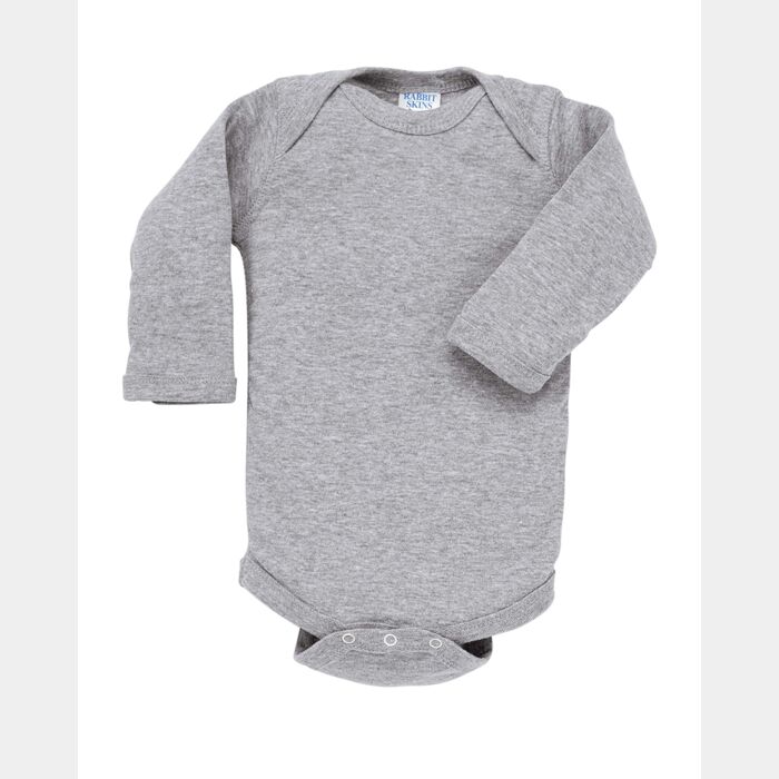 Infant Long Sleeve Baby Rib Bodysuit Thumbnail
