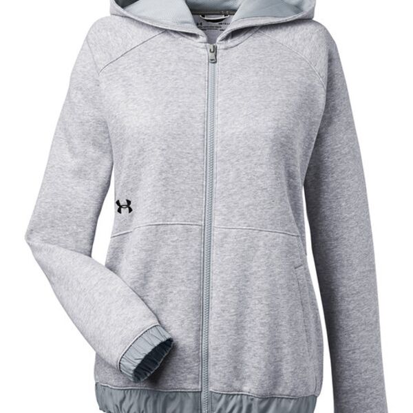 Under Armour Women's Hustle Full-Zip Hooded Sweatshirt  Thumbnail