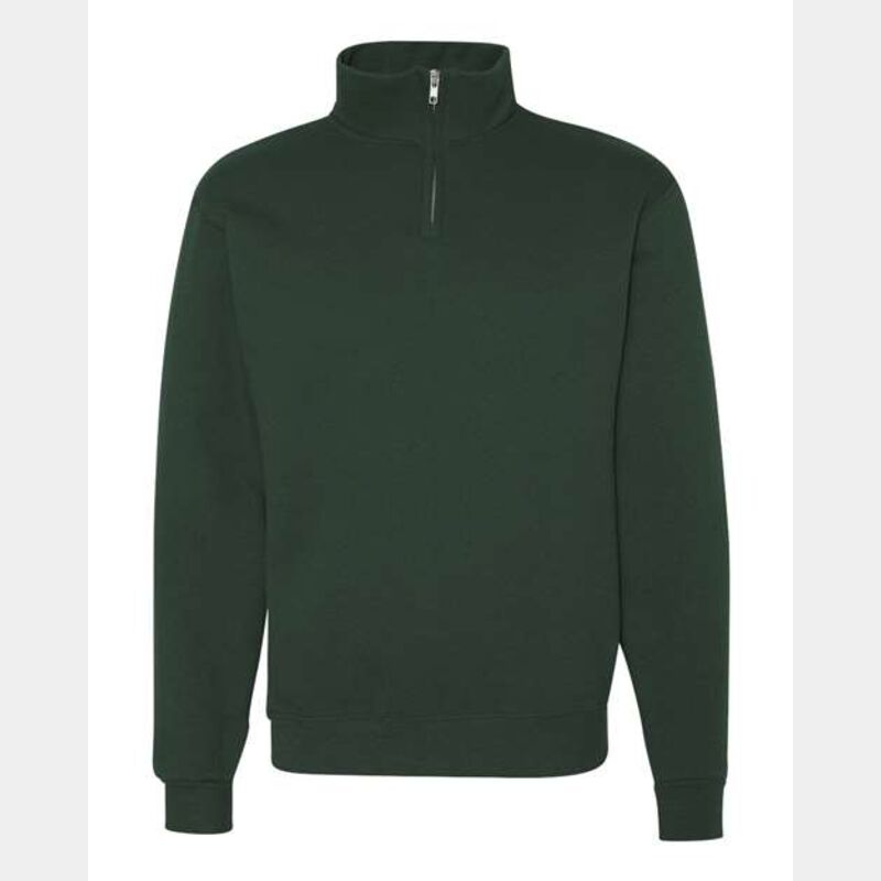 Nublend® Cadet Collar Quarter-Zip Sweatshirt Thumbnail