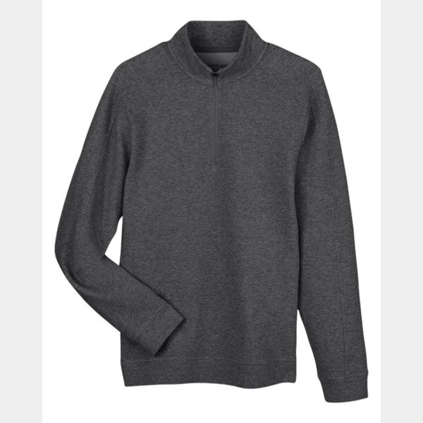 North End Men's Spirit Textured Quarter-Zip Thumbnail