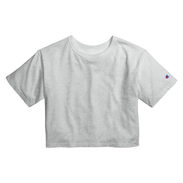 Champion Women's Youth Cropped Cotton Tee Thumbnail