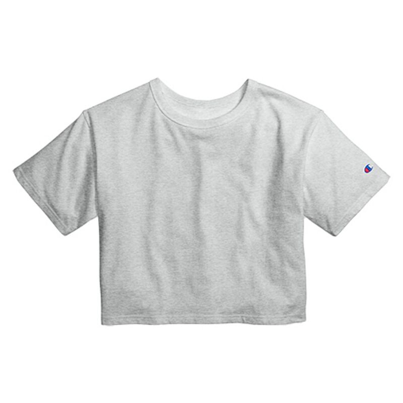 Champion Women's Youth Cropped Cotton Tee Thumbnail