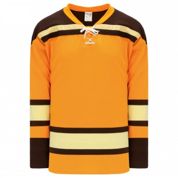 Athletic Knit 2010 BOSTON WINTER CLASSIC GOLD Hockey Jersey Thumbnail