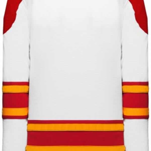Athletic Knit 2021 CALGARY WHITE Hockey Jersey Thumbnail