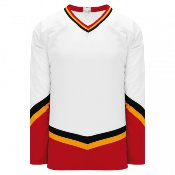 Athletic Knit NEW CALGARY 3RD WHITE Hockey Jersey Thumbnail