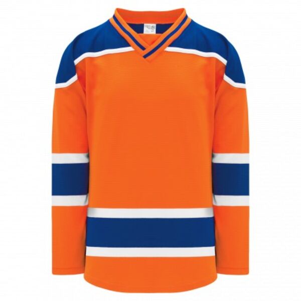 Athletic Knit 2015 EDMONTON 3RD ORANGE Hockey Jersey Thumbnail