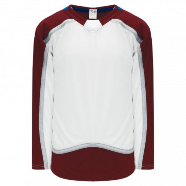 Athletic Knit 2017 COLORADO WHITE Hockey Jersey Thumbnail