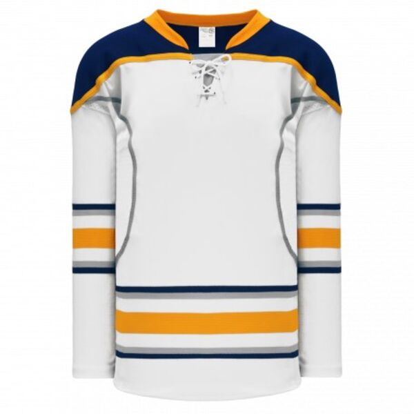 Athletic Knit 2009 BUFFALO 3RD WHITE Hockey Jersey Thumbnail