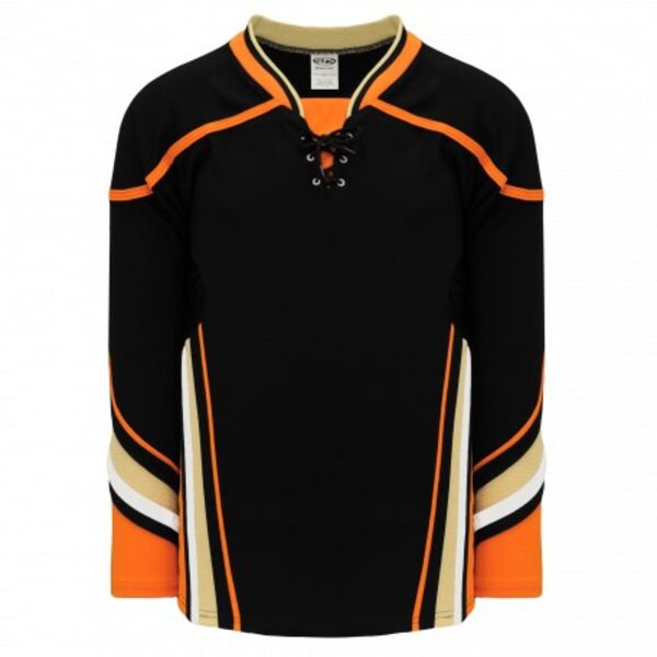 Athletic Knit 2014 ANAHEIM BLACK Hockey Jersey Thumbnail