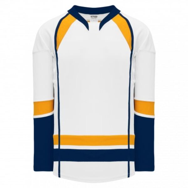 Athletic Knit 2013 NASHVILLE WHITE Hockey Jersey Thumbnail
