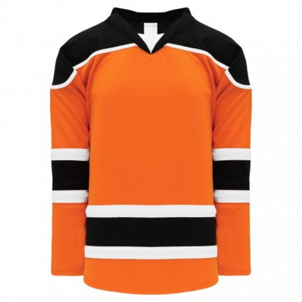 Athletic Knit SELECT Orange, Black, White 7500 Hockey Jersey Thumbnail