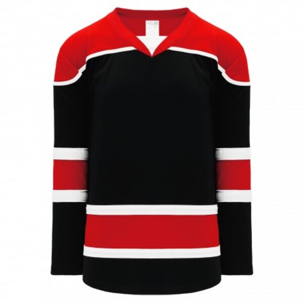 Athletic Knit SELECT Black, Red, White 7500 Hockey Jersey Thumbnail