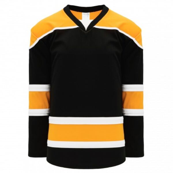 Athletic Knit SELECT Black, Gold, White 7500 Hockey Jersey Thumbnail