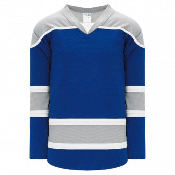 Athletic Knit SELECT Royal, Grey, White 7500 Hockey Jersey Thumbnail
