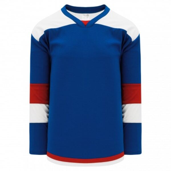 Athletic Knit SELECT Royal, White, Red 7400 Hockey Jersey Thumbnail