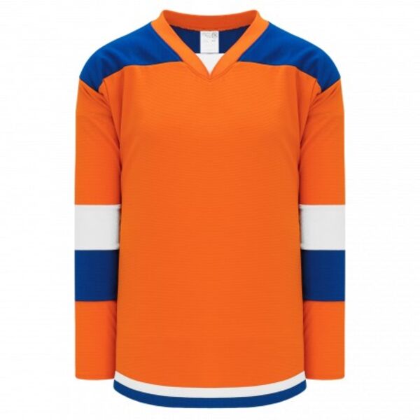 Athletic Knit SELECT Orange, Royal, White 7400 Hockey Jersey Thumbnail