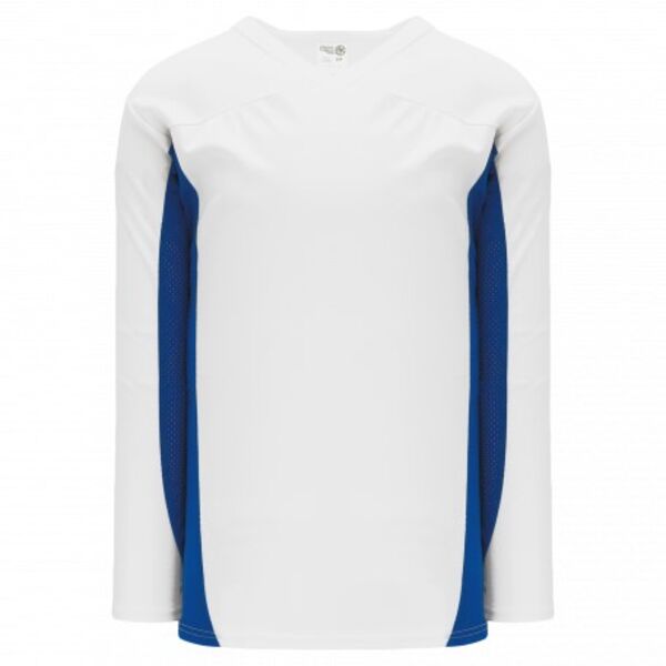 Athletic Knit SELECT White, Royal 7100 Hockey Jersey Thumbnail