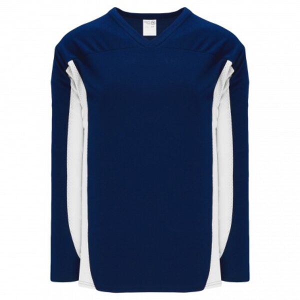 Athletic Knit SELECT Navy, White 7100 Hockey Jersey Thumbnail